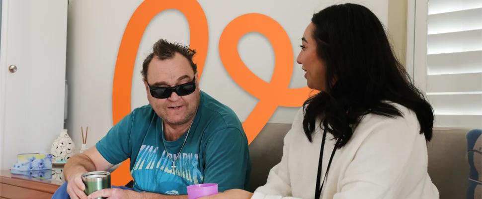 Disability support interaction at home