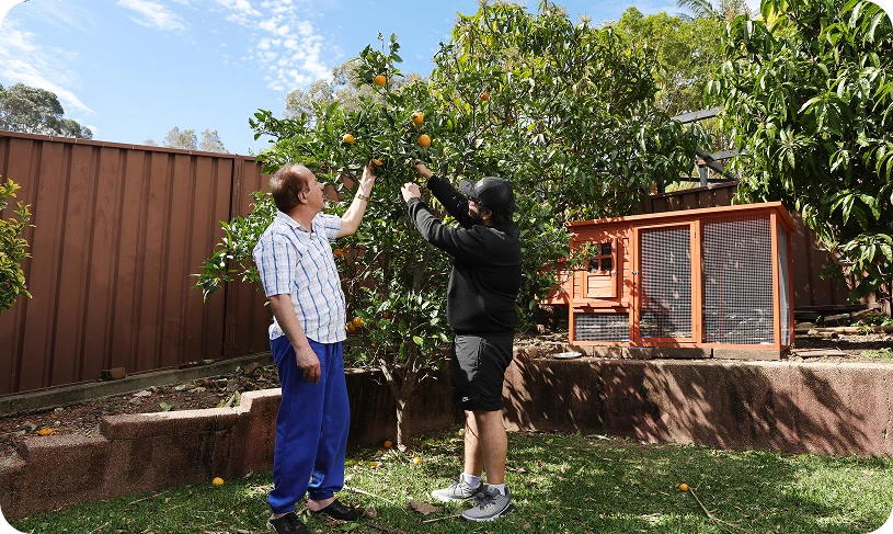 You Don’t Have to Face This_Alone Disability support activity in a garden setting